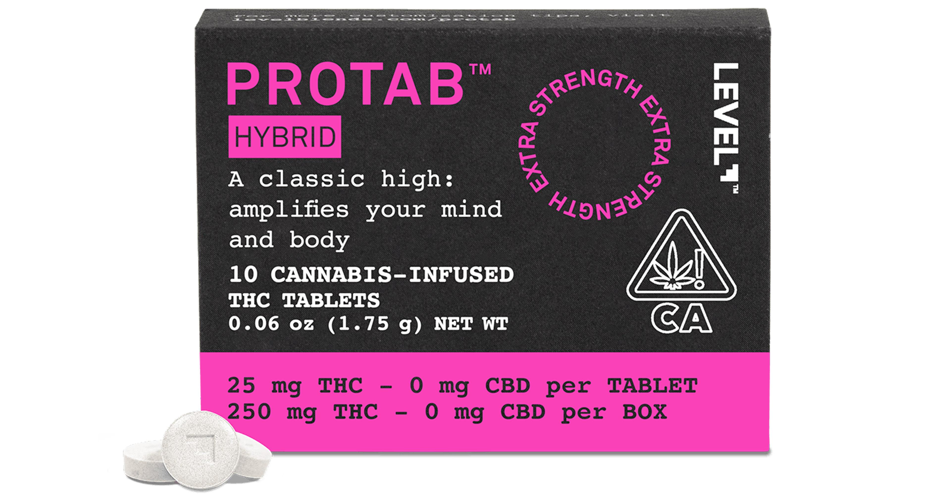 LEVEL Hybrid Protabs 250mg San Diego, Vista & Imperial Cannabis