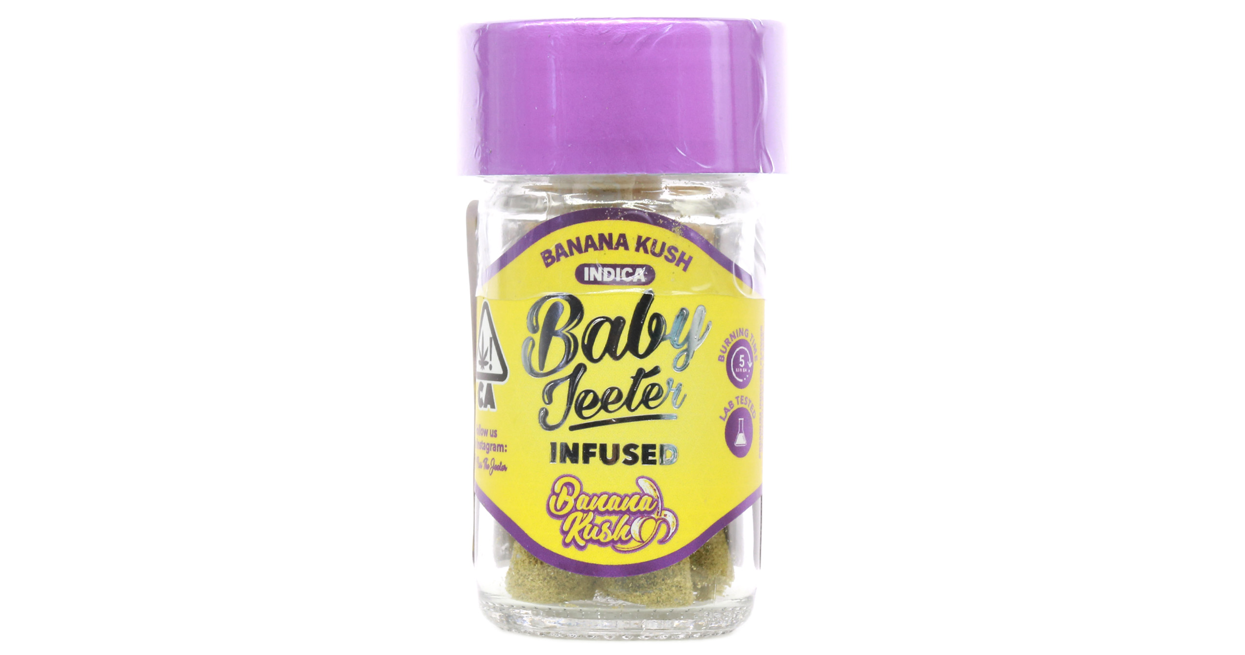 Baby Jeeter Infused Banana Kush PreRolls 5ct San Diego, Vista