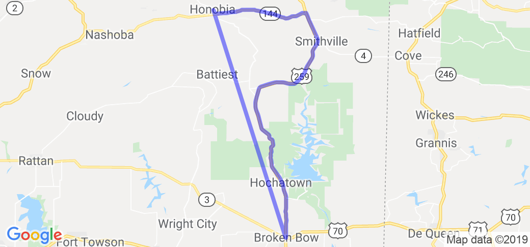 The Road to Honobia in Oklahoma | Oklahoma Motorcycle Roads and Rides