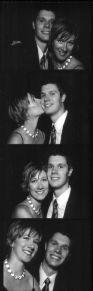 Photobooth fun at a wedding