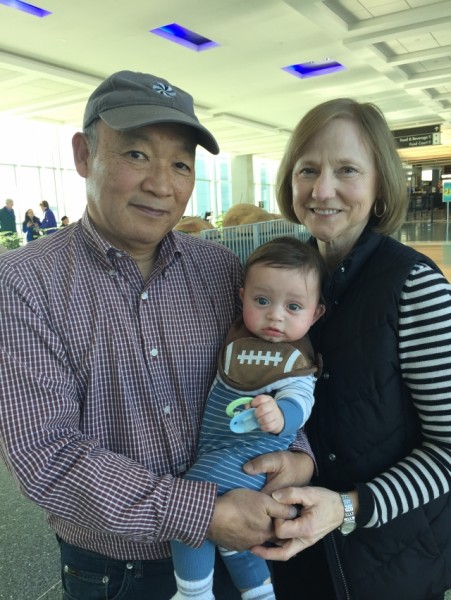Jack with his Gammy & Pa