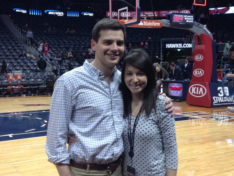 Courtside!