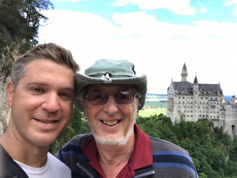 Frank and dad in Germany