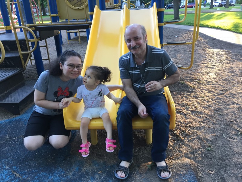 We have many parks around our neighborhood. We spend a lot of time in outdoor activities.