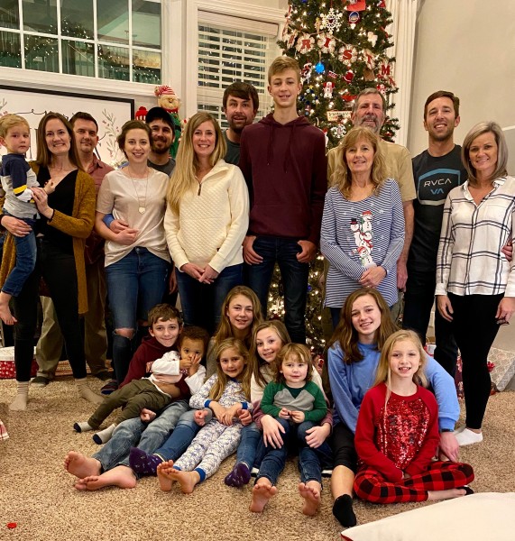 Cara’s immediate family. All 20 of us together for Christmas!