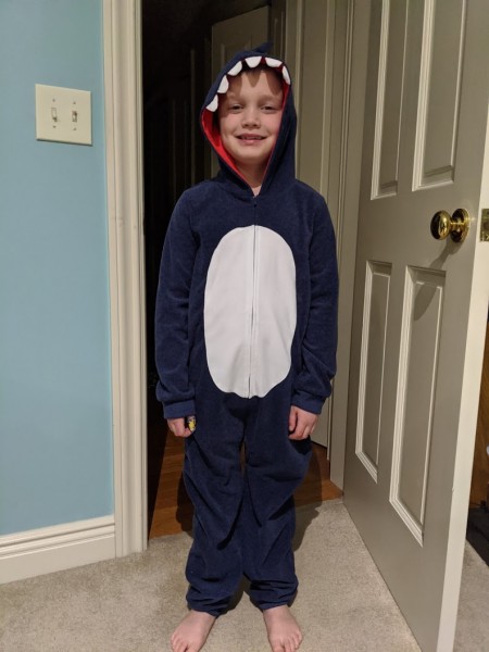 New shark jammies!