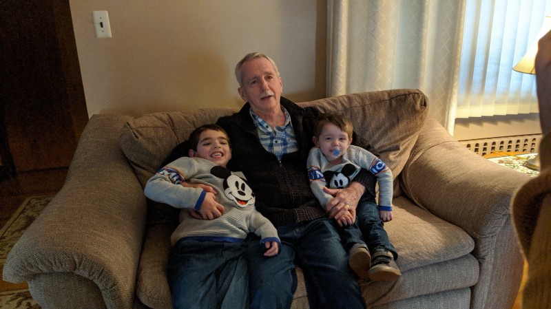 The boys & their Grandpa