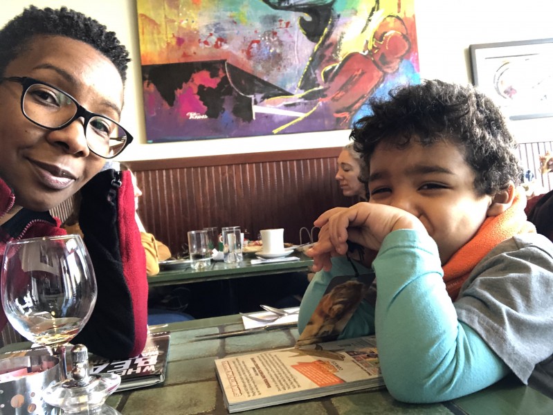 Lunch at our fave local spot