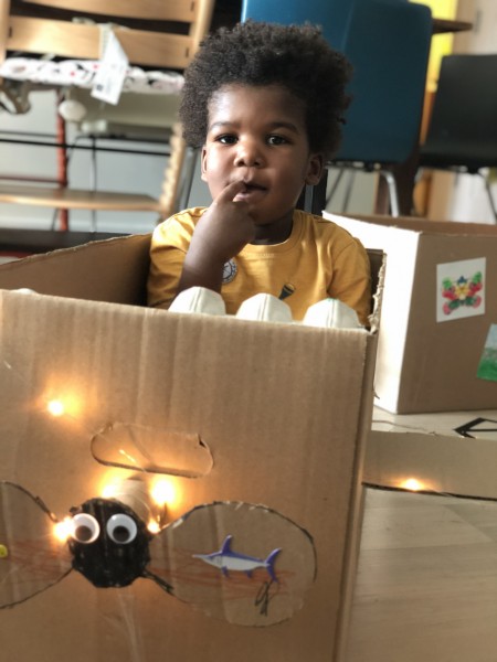 Cardboard plane