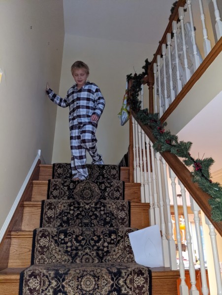 Christmas morning