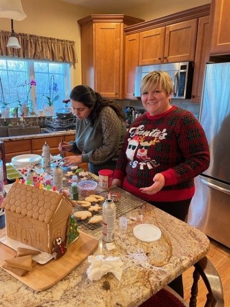Decorating cookies