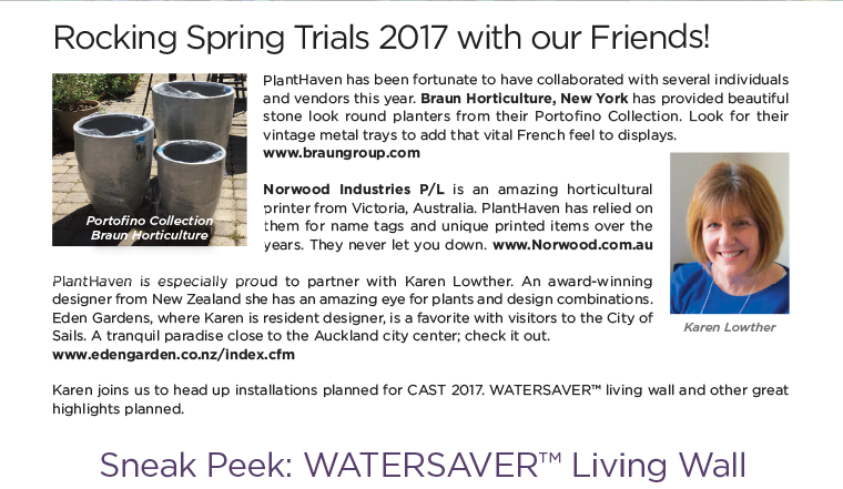 PlantHaven e-Brief Newsletter - April 2017