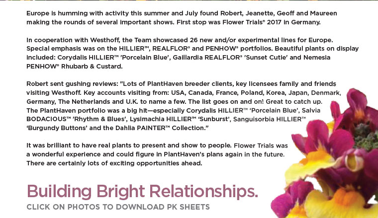 PlantHaven eBrief Newsletter - July 2017