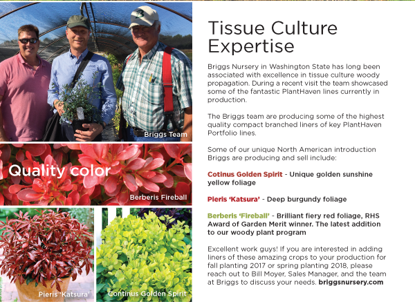 PlantHaven eBrief Newsletter, September 2017