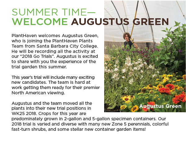 PlantHaven Ebrief Newsletter - July 2018