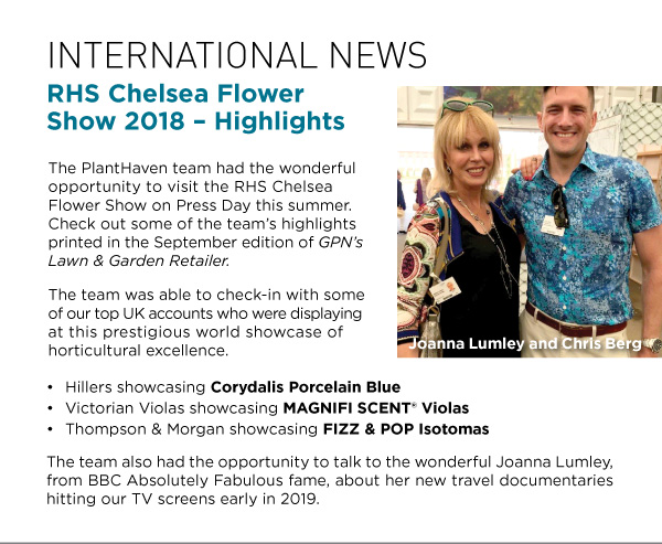 PlantHaven eBrief Newsletter - September 2018