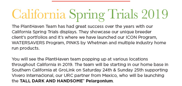 PlantHaven eBrief Newsletter - February, 2019