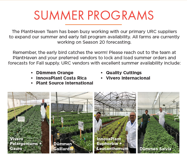 PlantHaven eBrief Newsletter - February, 2019