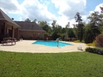 Large salt water pool