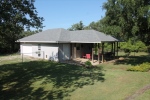 Shop with covered patio