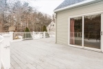 Large back deck