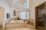 Master Jetted Tub and Shower