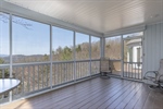 Screened porch off living room