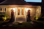 55-Front Entry at Dusk