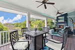 Screened Porch with Fireplace and VIEWS!