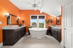 Master Bath with duel vanities and soaking tub