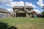 Rear view of the home