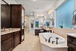Well-appointed elegant primary bath