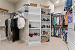 Oversize closet with hidden bonus storage