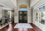 Double doors add elegant touch