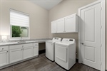 Oversize laundry room on first floor