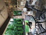 Summer View of the Back Yard Patio 