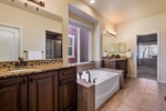 Soaking Tub and Double Vanities