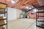 Utility Room with shelving - Basement