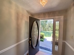 Front entry and inviting foyer