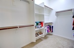 Oversized master closet!