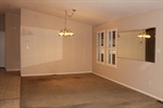 Dining area open to the family room