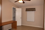 Bedroom 3 shown as office walk-in closet