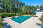Ample space for multiple spots to enjoy the pool