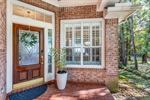 Covered porch welcomes you home