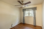 Lighted Ceiling Fan and Hardwood Flooring