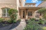 Warm  inviting stone and stucco elevation