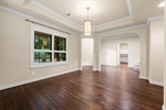 Formal dining with tray ceiling