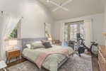 Primary Suite w Vaulted Ceiling and Private Porc