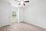 Fourth bedroom with double closets.