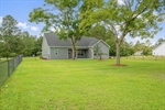 Fenced yard.